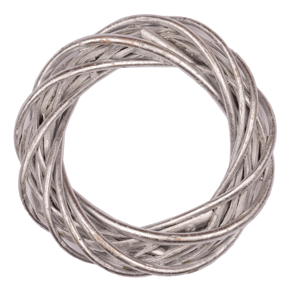 Вінок Yes! Fun ротанговий срібний, d-25 см, фото 1