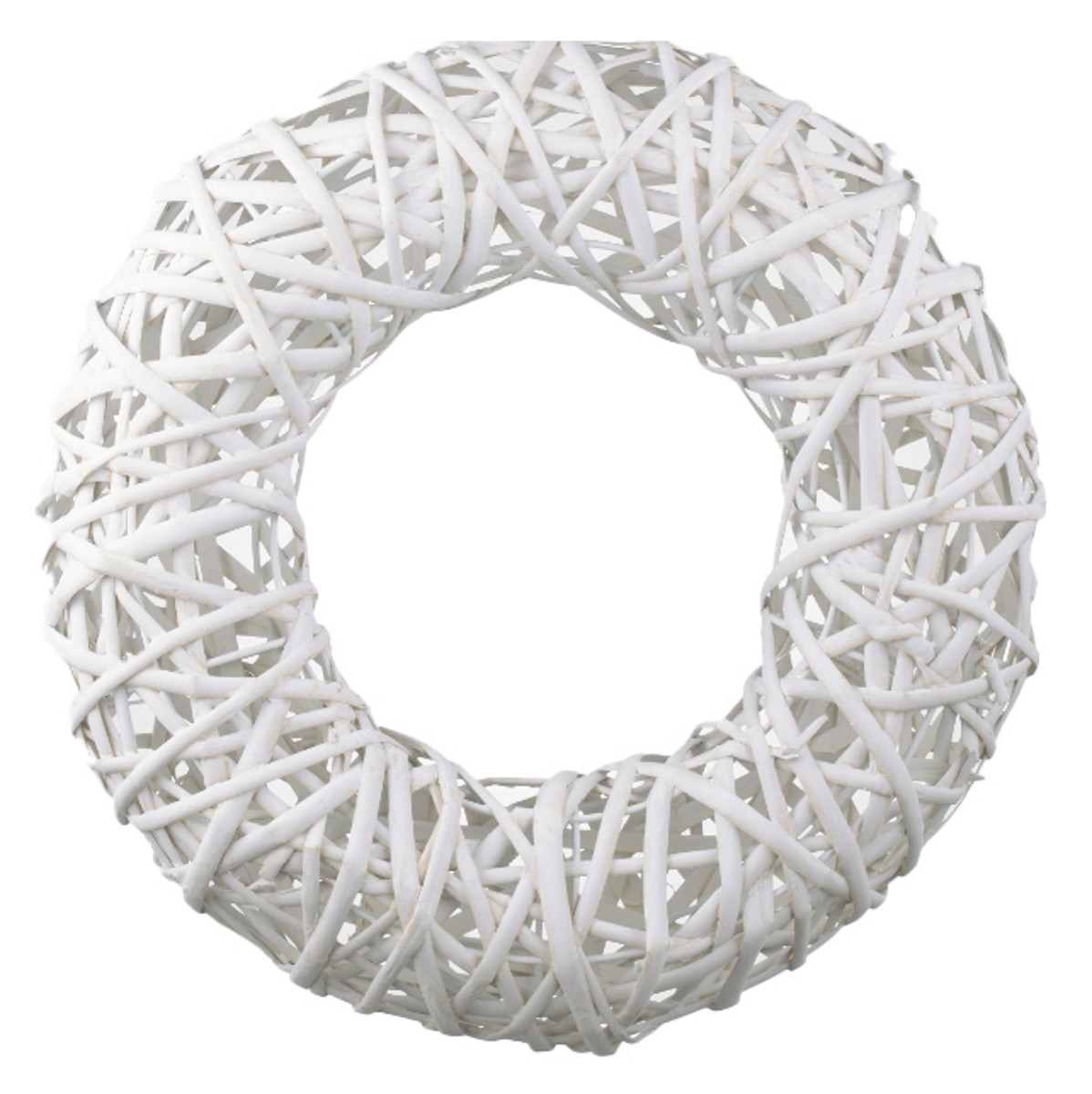 Вінок Yes! Fun ротанговий білий, d-35 см, фото 1