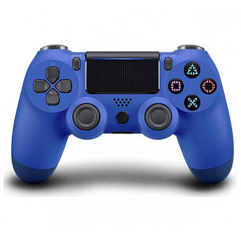 Бездротовий ігровий контролер Джойстик геймпад Doubleshock PS4 wireless controller пс4 PC ПК Синій Blue