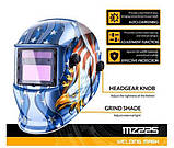 Маска зварника DEKO MZ225 з автозатемненням (SH017496), фото 3