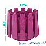 Горщик для квітів Istanbul 2,6 л білий, фото 6