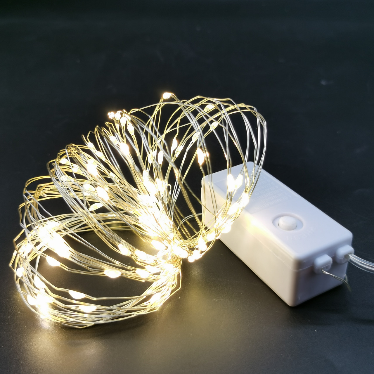 Гірлянда світлодіодна Novogod'ko на мідному дроті, 100 LED, теплий білий, 10 м, 8 реж.