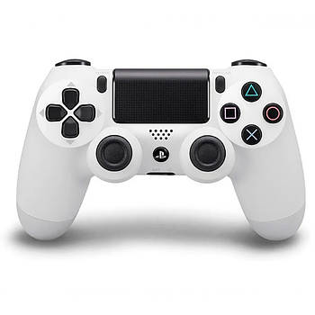 Бездротовий ігровий контролер Джойстик геймпад DualSHock PS4 wireless controller пс4 Білий White