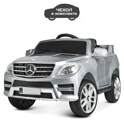 Дитячий електромобіль Bambi джип M 3568EBLRS-11, сірого кольору