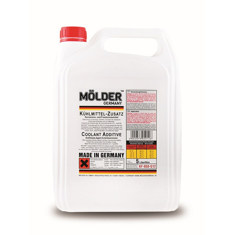 Антифриз Охлаждающая Жидкость Концентрат Красного Цвета 5 Л G12 Molder ...