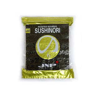 Водорості норі GOLD JNP смажені для суші 1 уп 50 аркушів