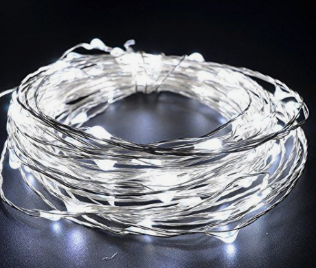 Гірлянда декор, дріт 100 led довжина 10 метрів. Колір холодний, фото 1