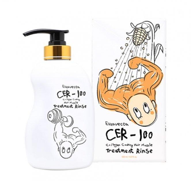 Бальзам-ополіскувач з колагеном і потеинами Elizavecca CER-100 Collagen Coating Hair Muscle Rinse 500 мл