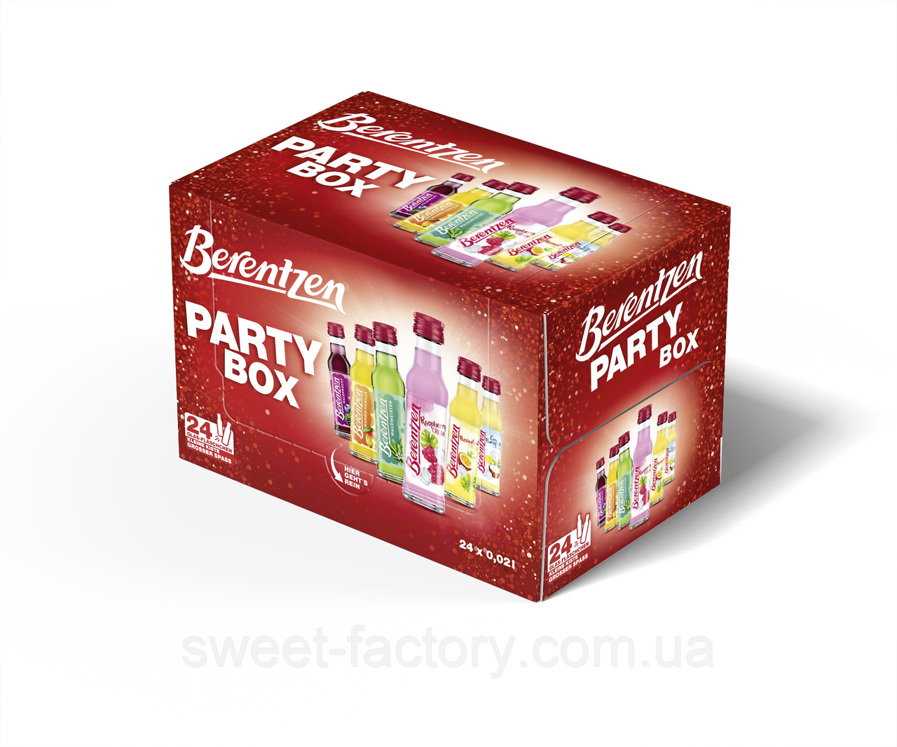 Berentzen Party Box 24 шт 480 ml продаж, ціна у Чернігові. Подарункові