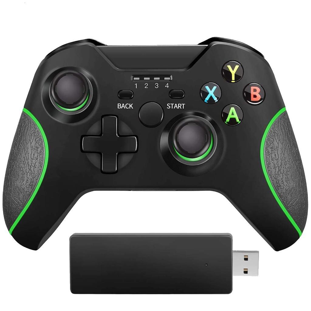 Контролер геймпад для консолі Xbox One і PC 2,4 G бездротовий Чорний