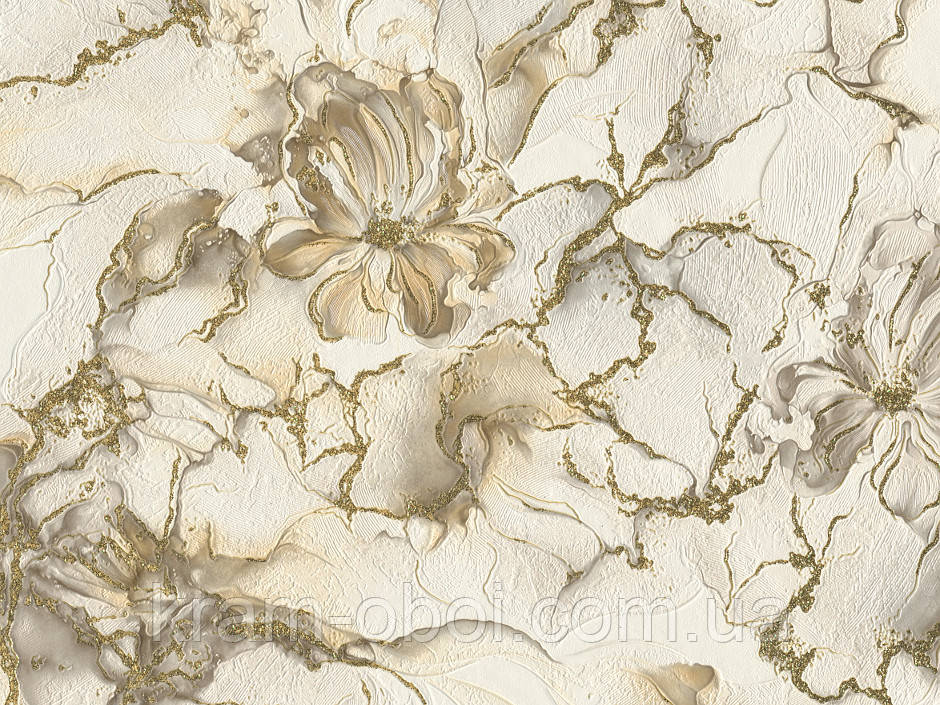 Шпалери Слов'янські Шпалери КФТБ вінілові на паперовій основі супер мийка 10м*0,53 9В49 Беата 5808-01, фото 1