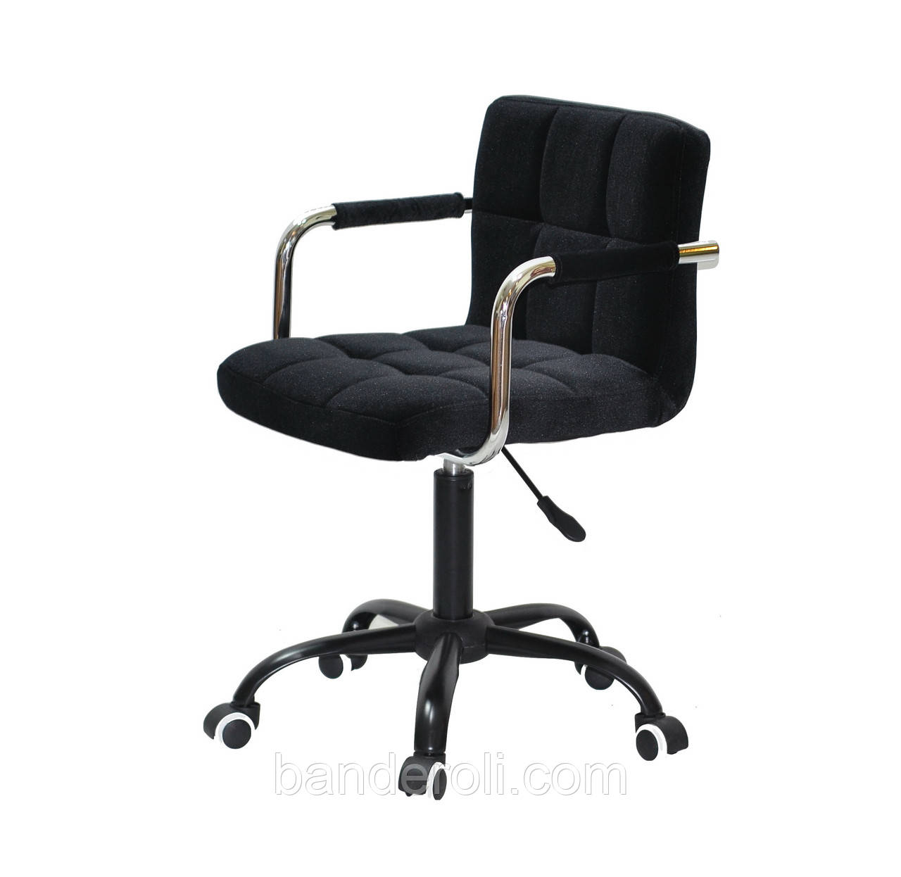 Крісло ARNO - ARM BK-OFFICE Б-Т чорний B-1011, фото 1