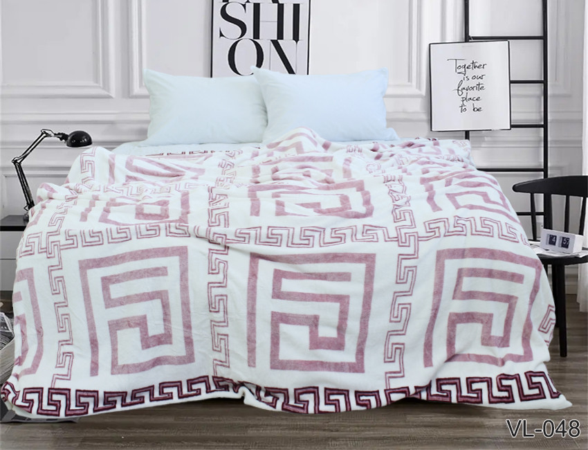 Плед покривало 200х220 велсофт Греція на ліжко, диван