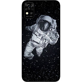 Чохол силіконовий для ZTE Blade A31 з картинкою Космонавт