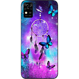 Чохол силіконовий для ZTE Blade A31 з картинкою Метелики і оберіг