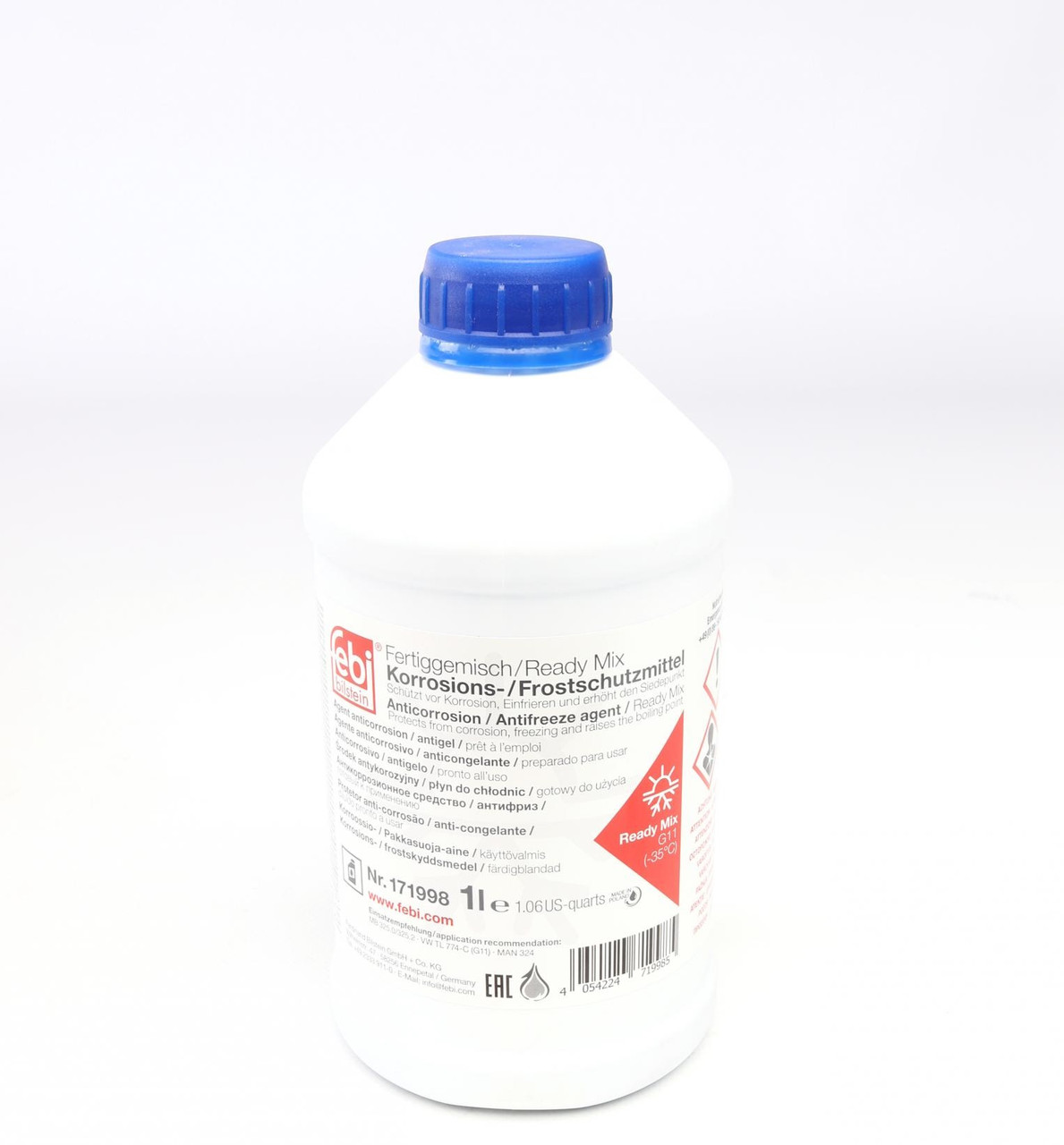 Антифриз (синій) Readymix 1L G11 (-35 °C готовий до застосування) — Febi (Німеччина) — 171998