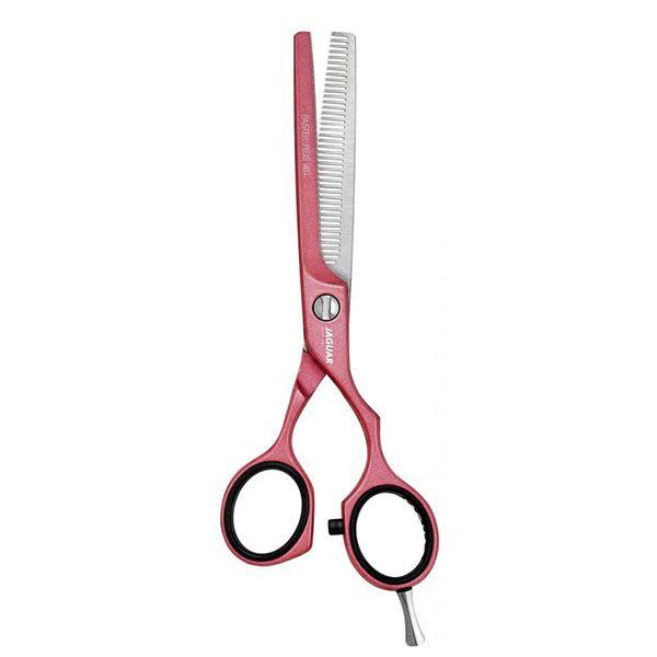 Ножиці для стрижки Jaguar White Line Pastell Plus Berry Offset філірувальні (3054-10 5.50"), фото 1