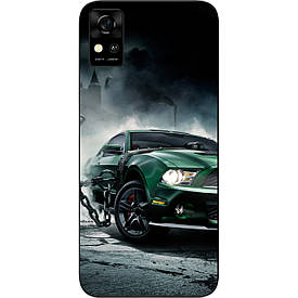 Бампер силіконовий для ZTE Blade A31 з малюнком Мустанг