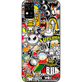 Бампер силіконовий для ZTE Blade A31 з малюнком Креатив