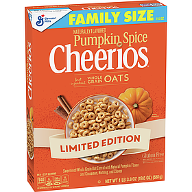 Пластівці Cheerios Pumpkin Spice Gluten Free 524 g