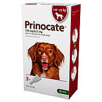 Принокат Prinocate Large Dog для больших собак весом 10-25 кг капли от блох и клещей, 3 пипетки по 2,5 мл