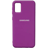 Чохол Silicone Cover Full Protective (AA) для Samsung Galaxy A02s Фіолетовий / Grape