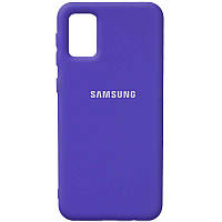 Чохол Silicone Cover Full Protective (AA) для Samsung Galaxy A02s Фіолетовий / Purple