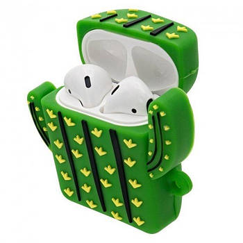 Чохол Case 3D для AirPods Cactus (26) кактус