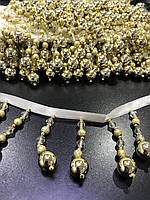 Бахрома склярус для штор золото