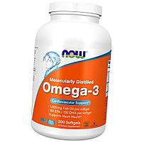 Жирні кислоти омега 3 і Омега-3 NOW Foods Omega-3 500 капс риб'ячий жир