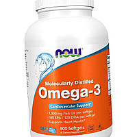 Риб'ячий жир Омега 3 NOW Foods Omega-3 500 капсул