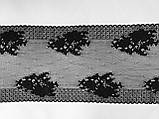 Стрейчеве (еластичне) мереживо чорного кольору шириною 22 см., фото 4