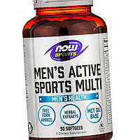 Вітаміни та мінерали для чоловіків NOW Men's Extreme Sports Multi 90 таблеток