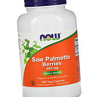 Со Пальметто Now Foods Saw Palmetto Berries 550 мг 250 капсул