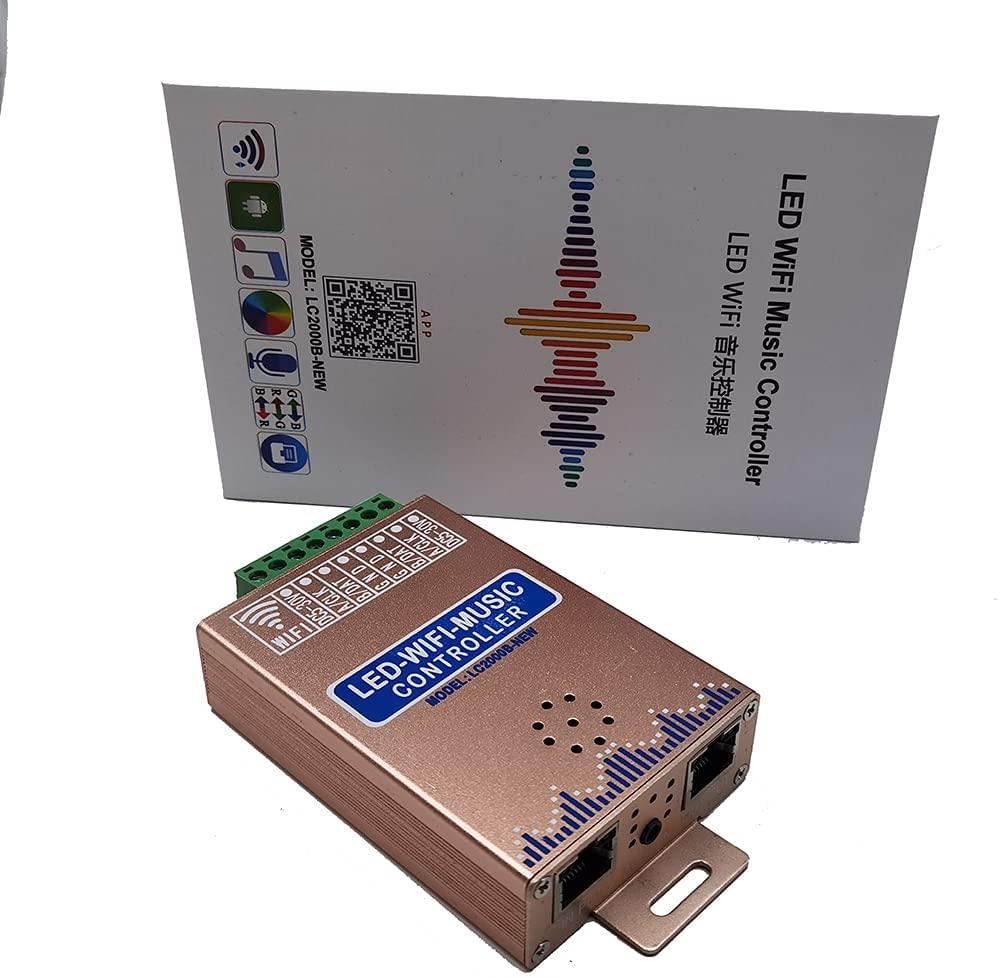 LC2000B WiFi SPI Светомузыкальный WI-FI контролер для адресной диодной ленты - фото 4 - id-p1490409066