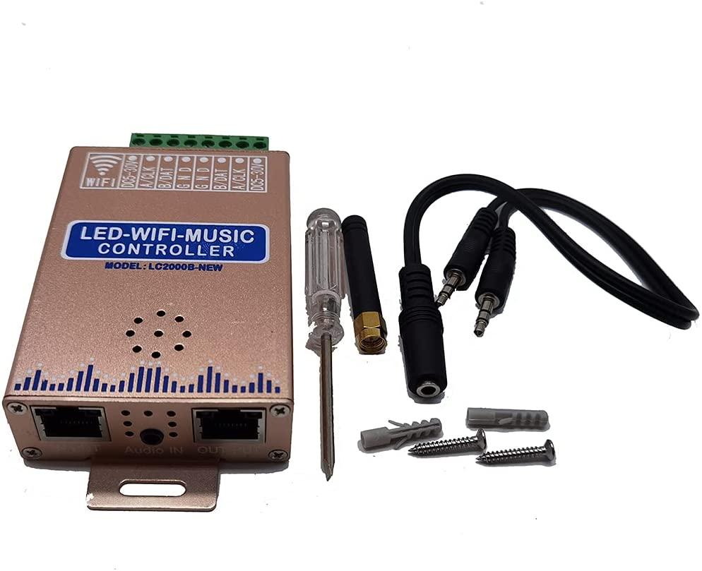 LC2000B WiFi SPI Світломузикальний WI-FI контролер для адресної діодної стрічки