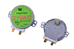Двигун (мотор) тарілки для микроволновий печі, 21 3/2,5 W 2,5/3rpm d=6*7mm L=16mm