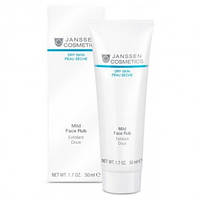 JANSSEN Dry Skin Mild Face Rub - Мягкий скраб для лица, 50мл