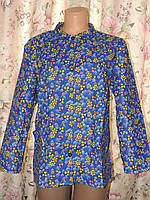 Жіноча байкова блуза з квітами