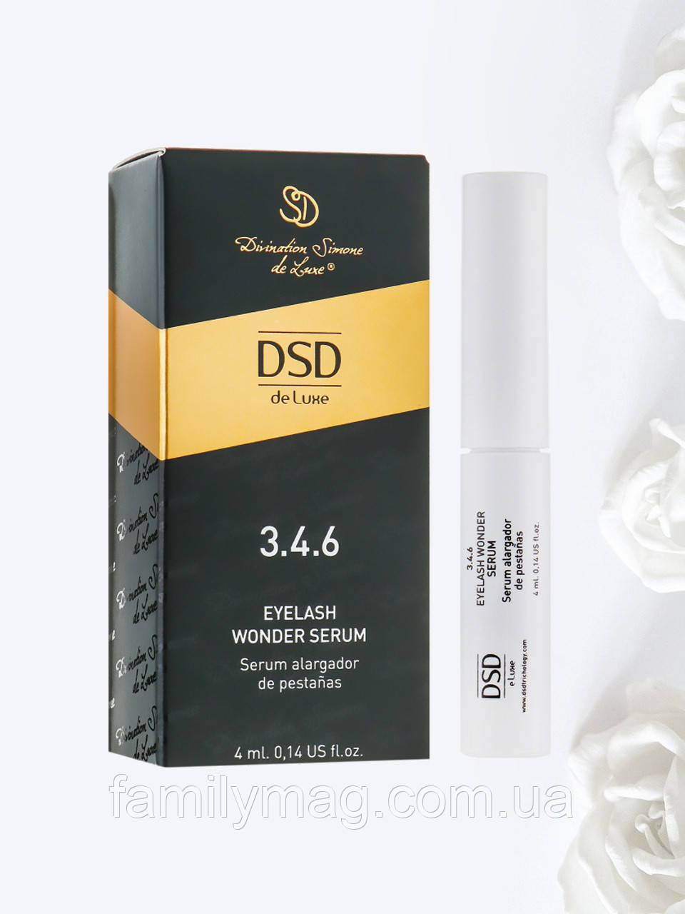 Сироватка для росту вій №3.4.6 Eyelash Wonder Serum Simone DSD De Luxe 4 мл