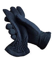 Женские перчатки комбинированные Замша и кашемир, фото 2