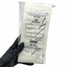 Крафт-пакети Дизайнер Професіонал 100 х 200 мм, для стерилізації, з індикатором, 100 шт/уп., Білі, фото 2