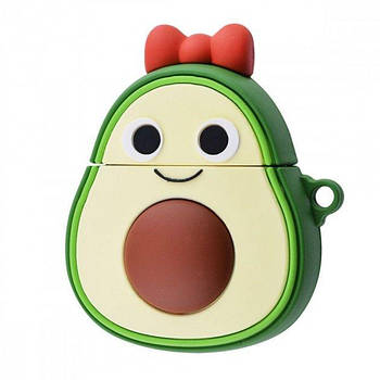 Чохол Case 3D для AirPods Avacado Shy (24) авокадо милий