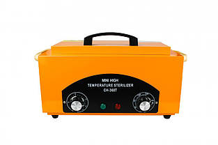 Сухожерна шафа CH-360 T на 1,8 л для стерилізації інструментів, 300 Вт. Жовтогарячий