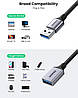 Подовжувач Ugreen USB 3.0 AM / AF штекер - роз'єм з нейлоновою опліткою 1М (US115), фото 2