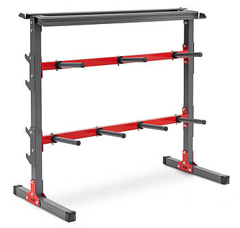 Стійка для дисків грифів і гантелей Hop-Sport HS-1007A для домашнього спортзалу компактна та міцна