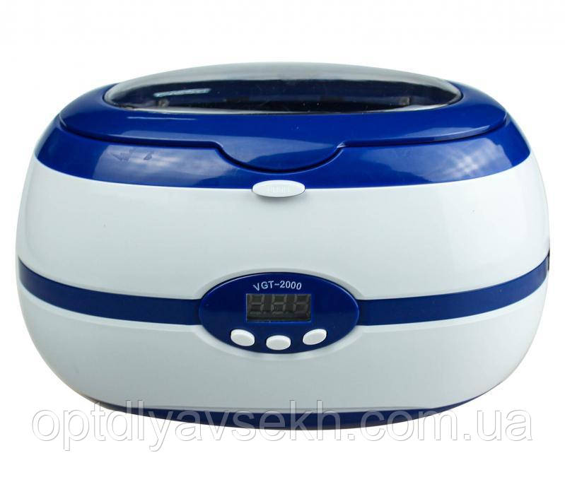 Ультразвукова ванна VGT-2000 на 600 мл та 35 Вт. - для стерилізації різних інструментів, фото 1
