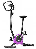Велотренажер Hop-Sport HS-010H Rio фіолетовий для домашніх тренувань із регульованим сидінням і дисплеєм, фото 3