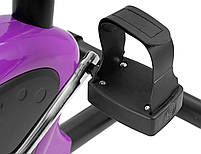 Велотренажер Hop-Sport HS-010H Rio фіолетовий для домашніх тренувань із регульованим сидінням і дисплеєм, фото 8