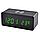 Настільний годинник VST-889 чорний із зеленим підсвічуванням і бездротовою зарядкою, фото 7